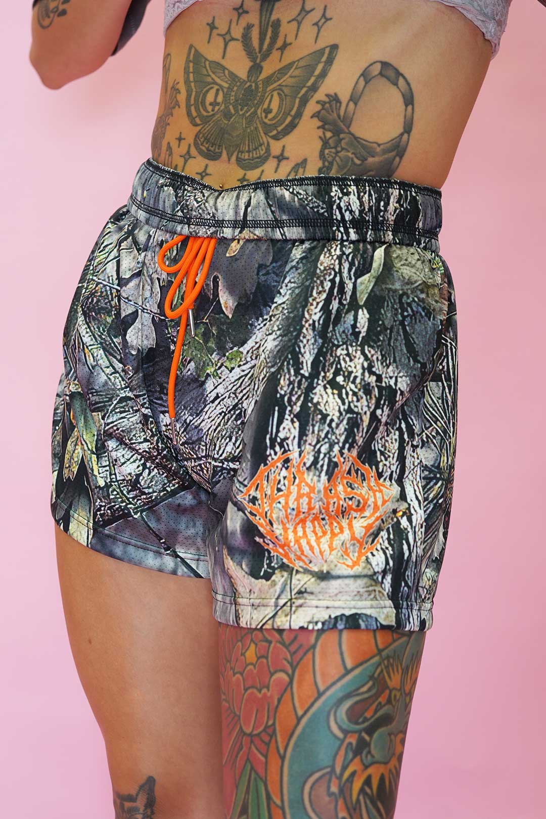 Thrash Happy Incognito Training Mesh Shorts — main product shot