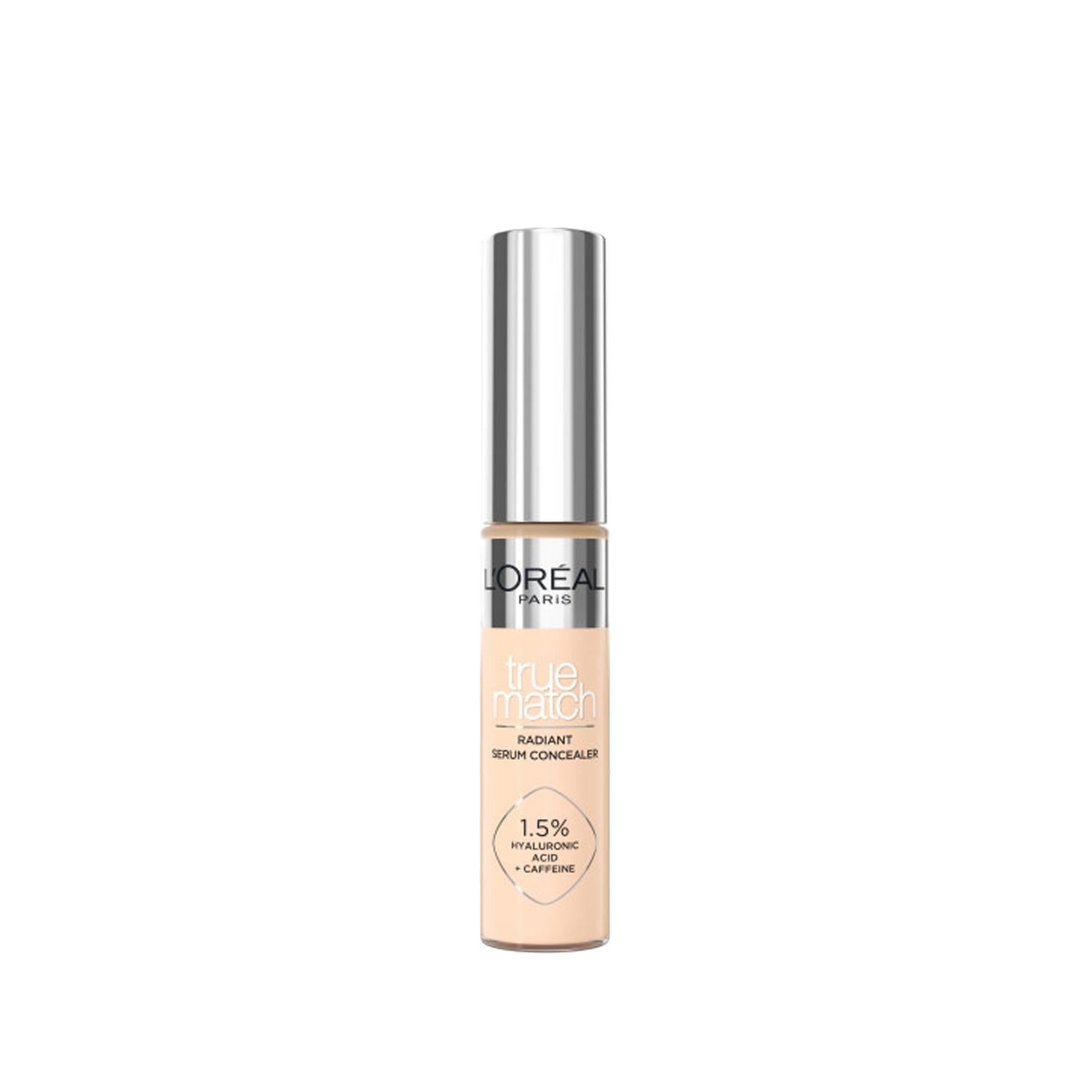 L'Oreal Paris True Match Brightening Serum Concealer - Natural Coverage & Skincare Benefits - 0.37 fl oz