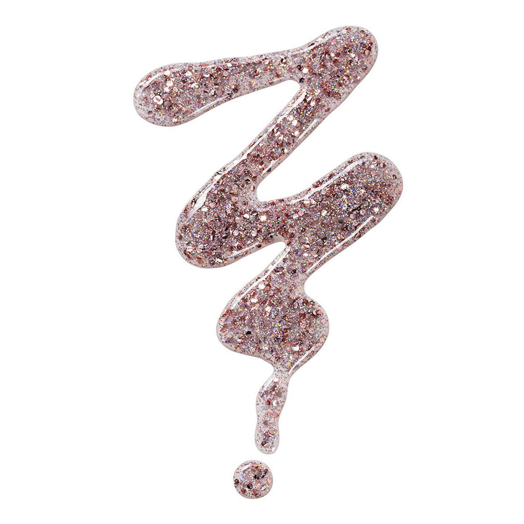 Flormar Glitter Semi-Transparent Glitter Nail Polish GL02 Pink Silver - Long-Lasting Finish