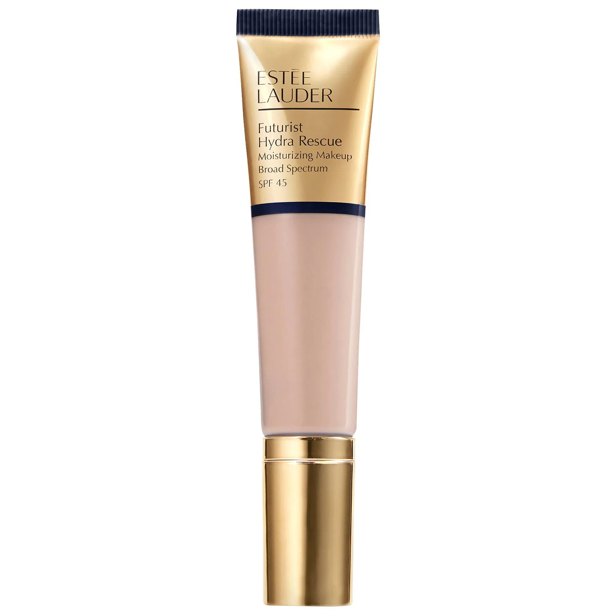 Estee Lauder Futurist Hydra Rescue Moisturizing Foundation SPF 45: Radiant, Anti-Aging, Medium Coverage & Blue Light Protection
