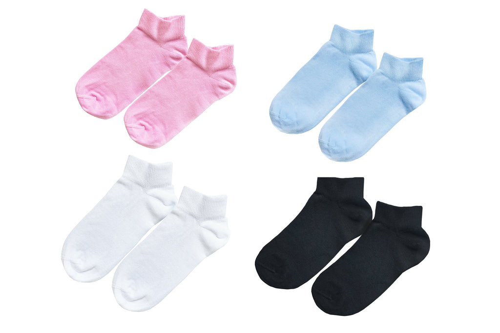 tittimitti tittimitti® Kids 98% Organic Cotton Ankle Socks 5-Pack – Breathable Lightweight Socks for Active Kids — size refer