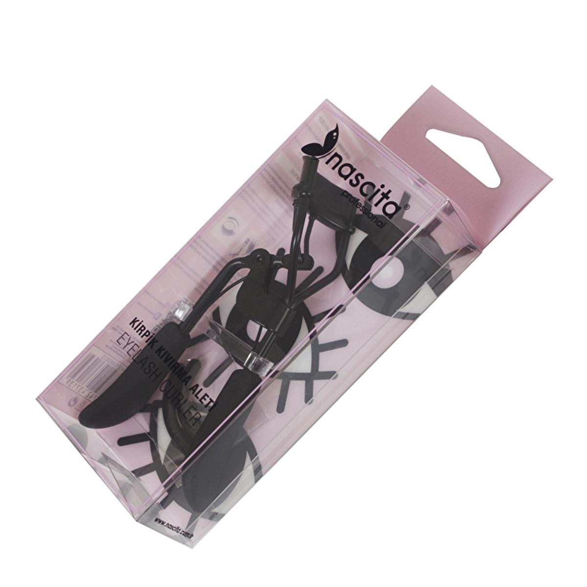 Nascita Black Pro Eyelash Curler - Manual Makeup Tool for Enhanced Lashes