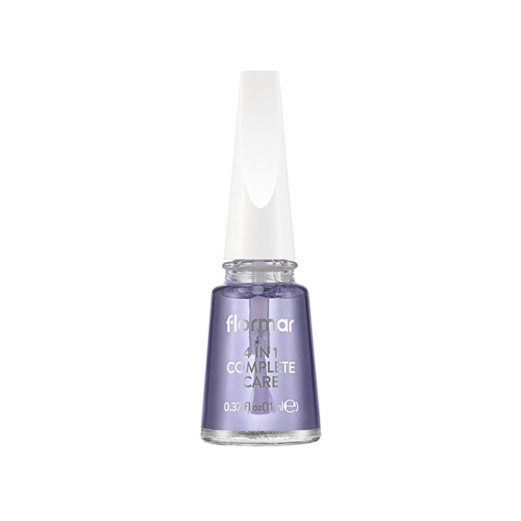 Flormar 4 In 1 Complete Care Nail Strengthener & Nourisher - 4-in-1 Nail Care, Shiny Finish, Nourishing Formula
