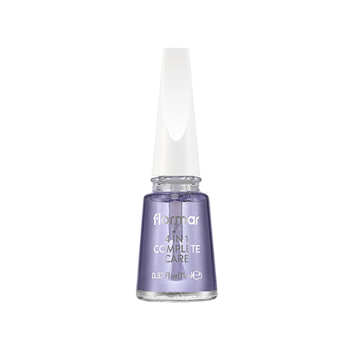 Flormar 4 In 1 Complete Care Nail Strengthener & Nourisher - 4-in-1 Nail Care, Shiny Finish, Nourishing Formula