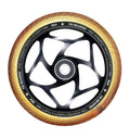 Envy Tri Bearing Scooter Wheels 120mm x 30mm - Black/Gold (Pair) by Skates USA
