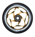 Envy Tri Bearing Scooter Wheels 120mm x 30mm - Gold/Black (Pair) by Skates USA