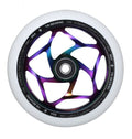 Envy Tri Bearing Scooter Wheels 120mm x 30mm - Oil Slick/White (Pair) by Skates USA