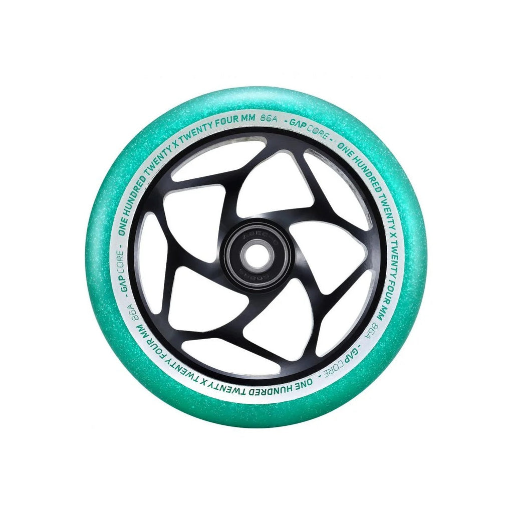 Envy Gap Core Scooter Wheels 120mm - Black/Jade (Pair) by Skates USA