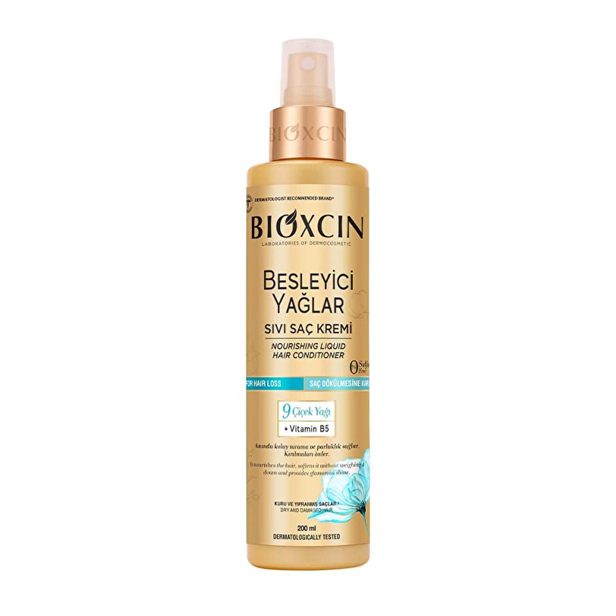 Bioxcin Nourishing Flower Oils Hair Conditioner: Deeply Moisturizes, Repairs Dry & Damaged Hair. Sulfate-Free, Hypoallergenic Formula