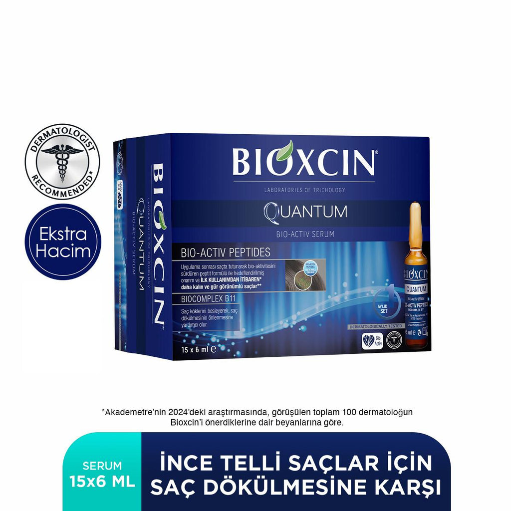 Bioxcin Quantum Bio-Activ Serum - Hair Loss Treatment & Nourishment for Thicker Hair
