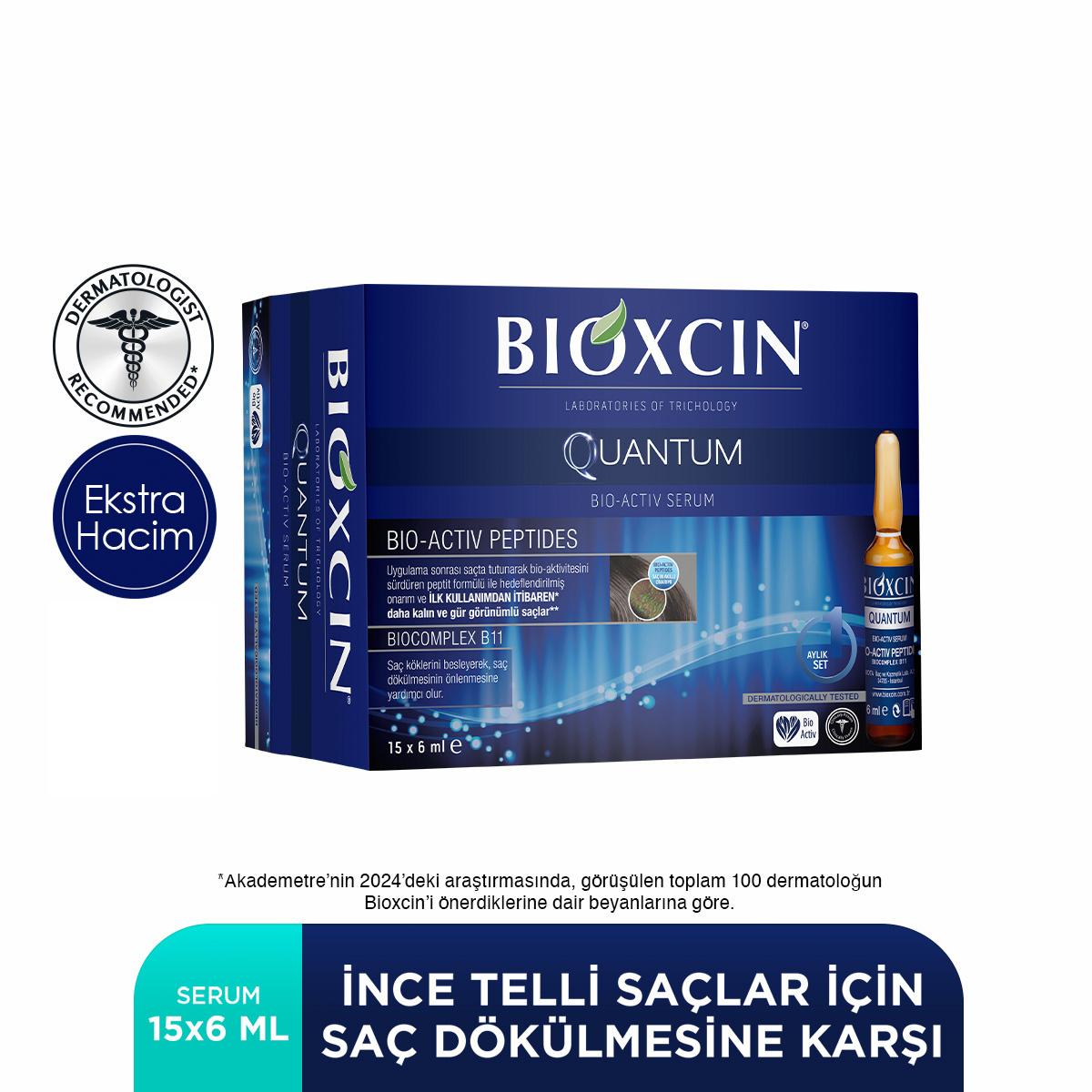 Bioxcin Quantum Bio-Activ Serum - Hair Loss Treatment & Nourishment for Thicker Hair