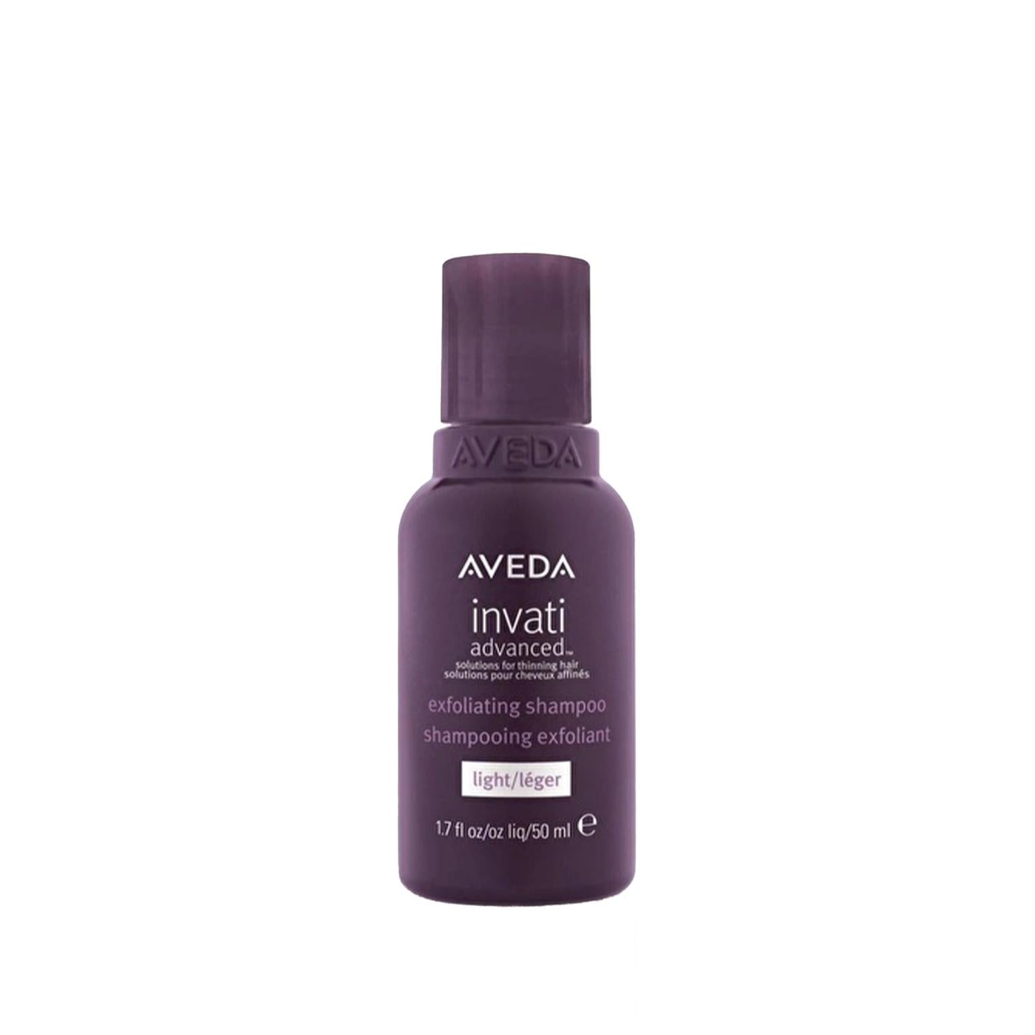 Aveda Invati Ultra Advanced Anti-Hair Loss Shampoo - Light Texture, 50ml, Natural Hair Care for Thinning Hair