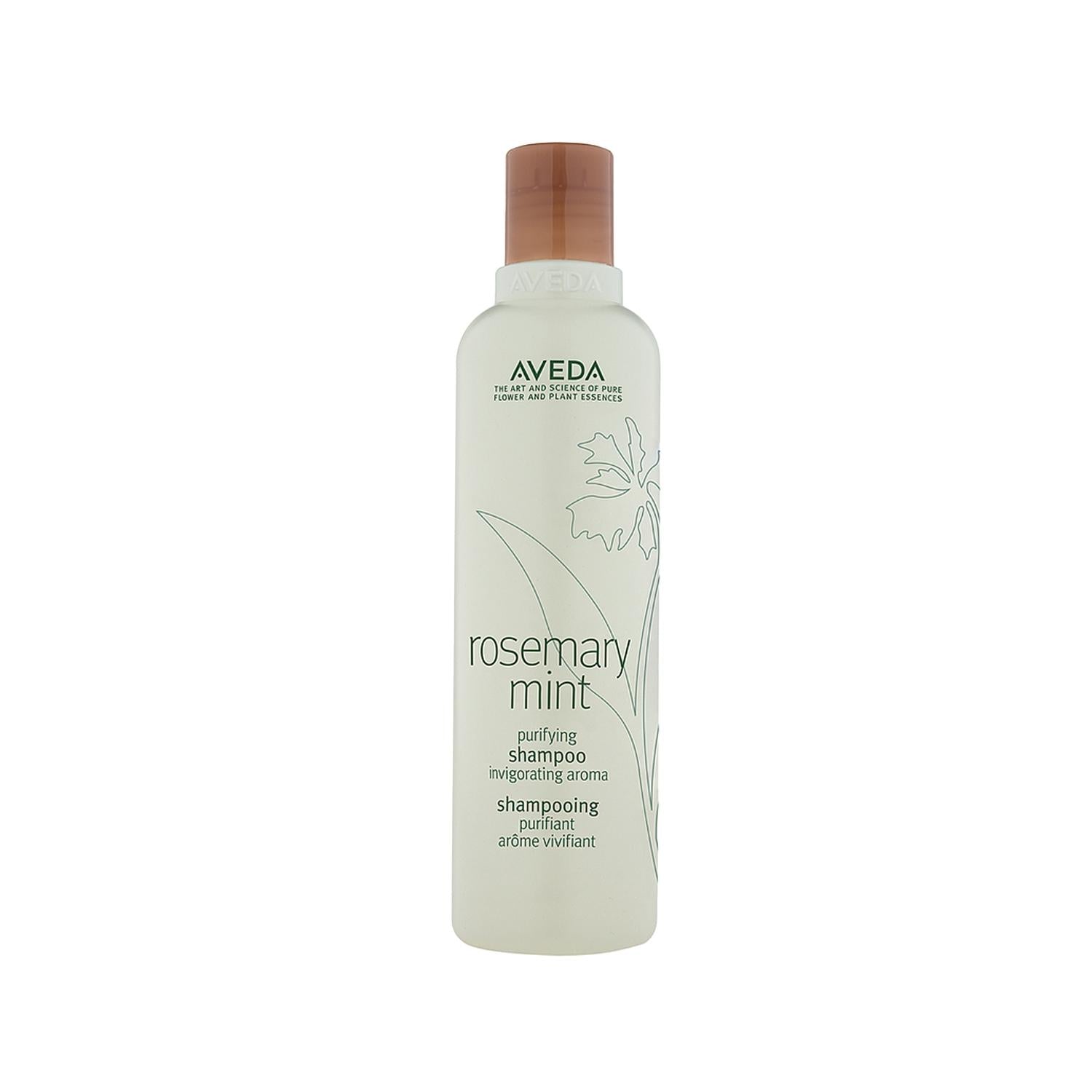 Aveda Rosemary Mint Shampoo 250ml - Natural Purifying Shampoo for Scalp Health & Refreshing Hair Care