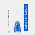 Flormar Navy Blue Nail Polish: High Pigment, Long Lasting, Chip Resistant - Magnesium, Calcium & Sulfur Enriched for Strong, Shiny Nails