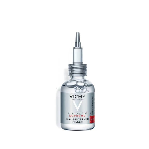 Vichy LiftActiv Supreme H.A. Epidermic Filler: Advanced Anti-Wrinkle Face & Eye Serum - Deeply Hydrating, Reduces Fine Lines, Hypoallergenic, 1.01 fl oz