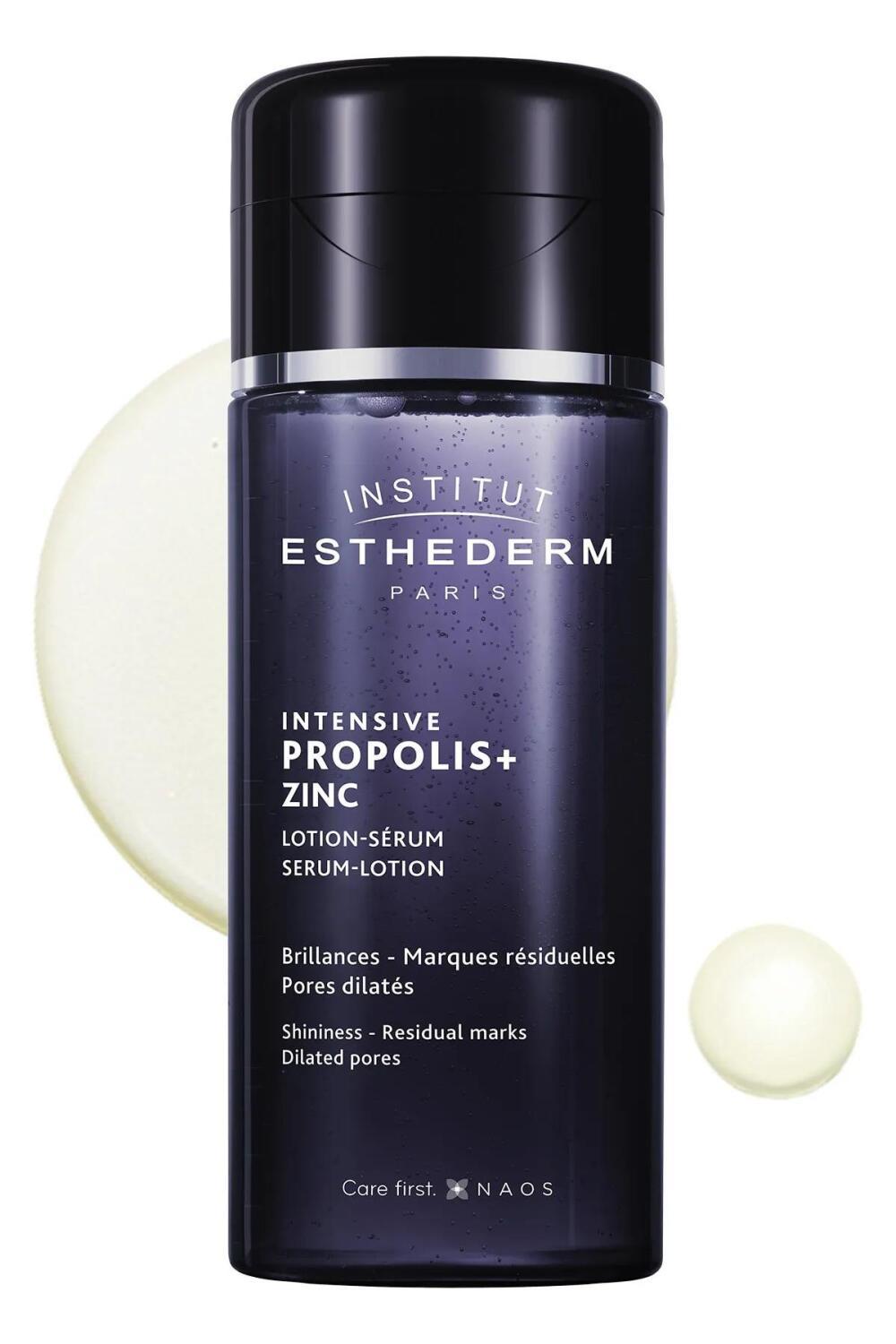Institut Esthederm Intensive Propolis + Zinc Serum Lotion - Regulates & Restructures Skin, 4.4 fl oz