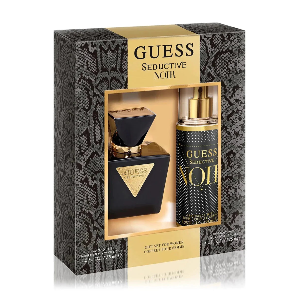 MANDOTOS GUESS Seductive Noir Set Women's EDT — GUESS Seductive Noir Set packaging detail