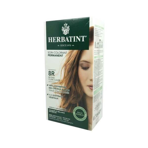 Herbatint Permanent Haircolor Gel, 8R Light Copper Blonde