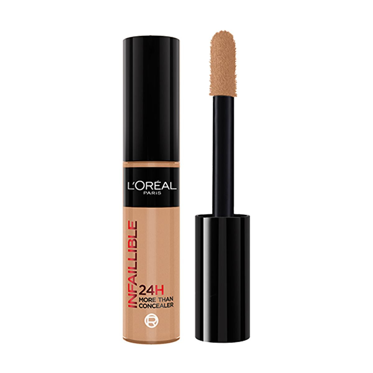 Loreal Paris Infaillible 24H Long-Lasting Concealer for Full Face Coverage - Waterproof & High Coverage Makeup