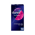 Durex Extreme Condoms - Delayed Ejaculation, Lubricated, Textured for Enhanced Intimacy - Pack of 10
