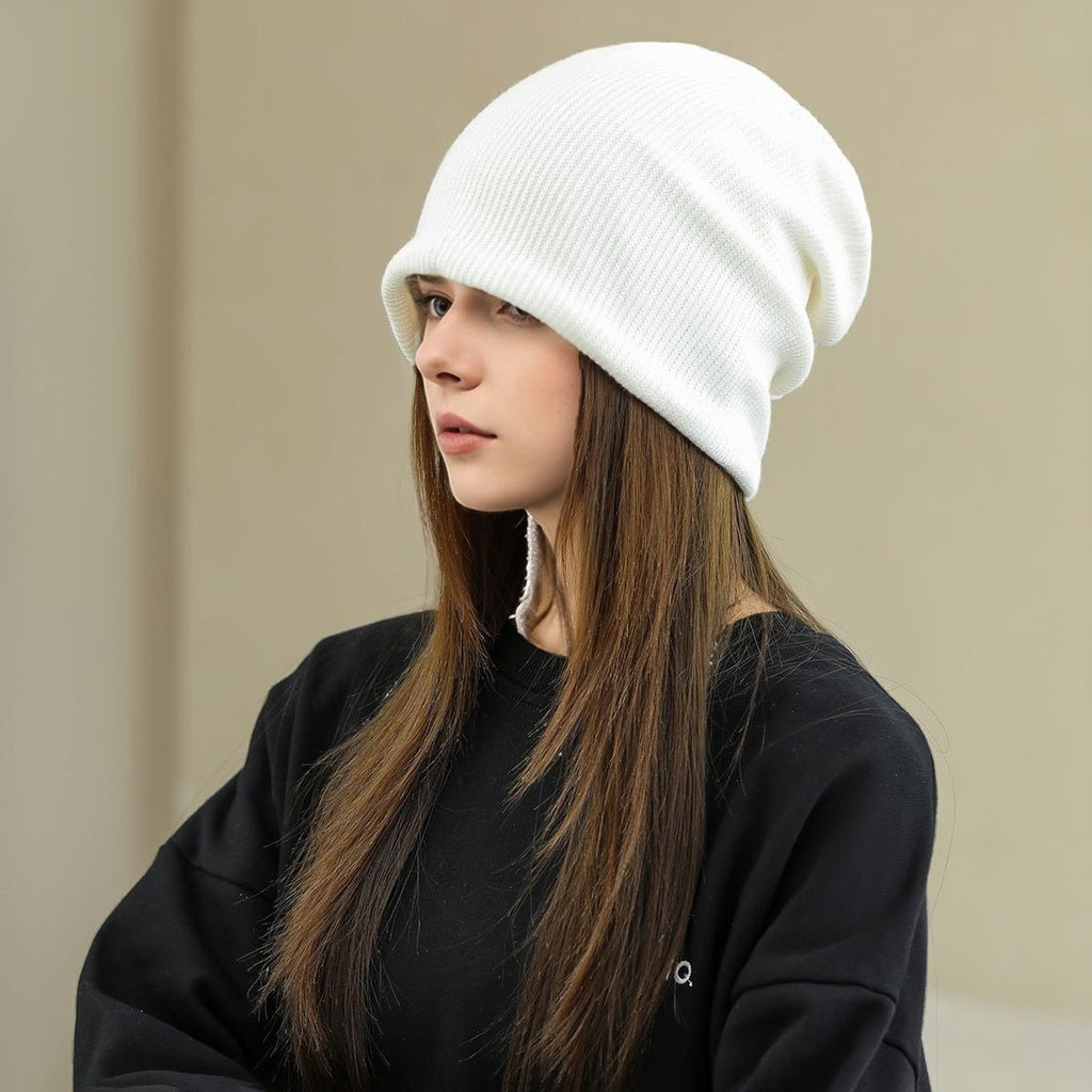 Mariam's Collection Mariam's Collection Warm Knit Beanie with Looped Scarf Set (MAC299) — Mariam's Collection branding close-up