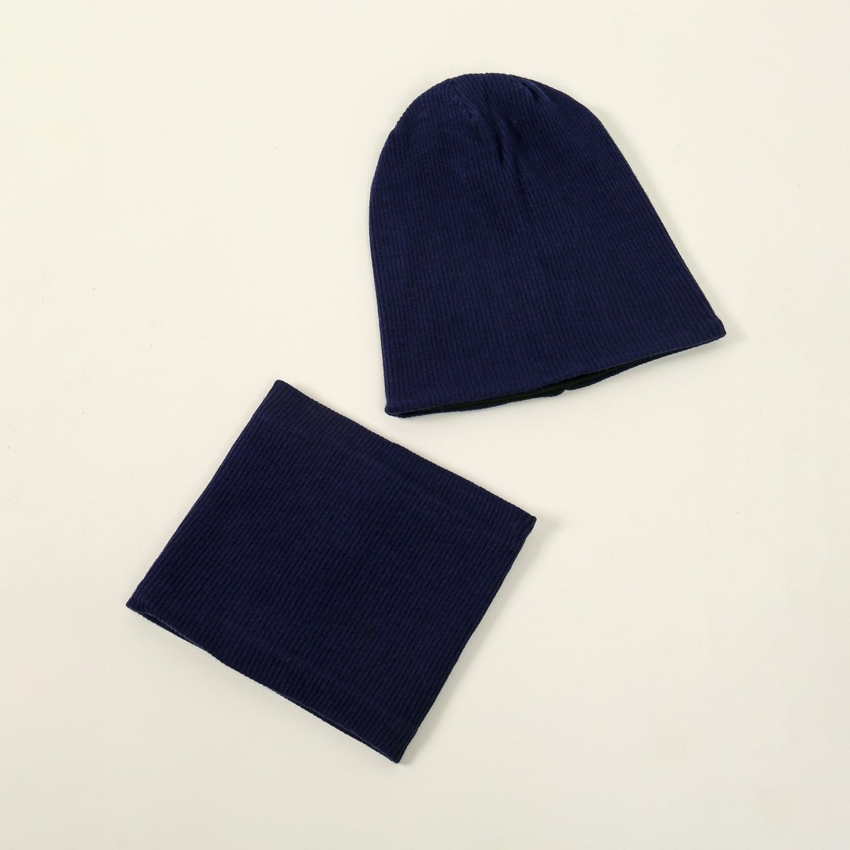 Mariam's Collection Mariam's Collection Warm Knit Beanie with Looped Scarf Set (MAC299) — feature highlight
