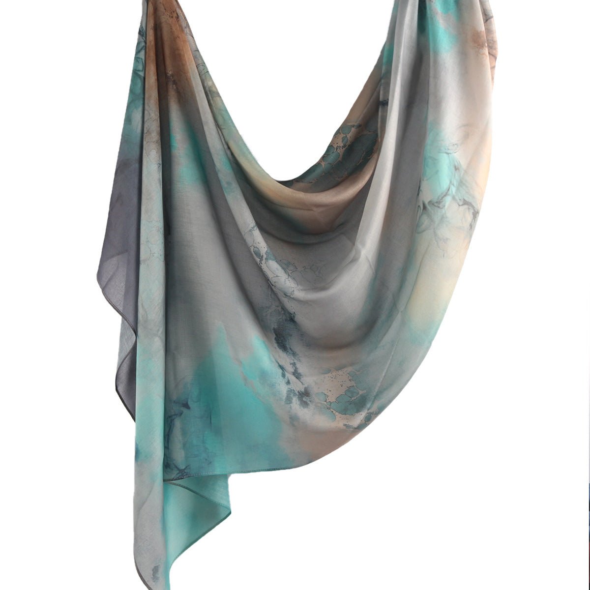 Mariam's Collection Watercolour Floral  Printed Hijab (MH103) — comparison shot