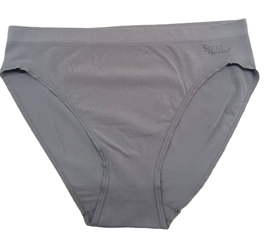 Spun Bamboo New Women's Bamboo/Cotton High Leg Brief Style Underwear — side view