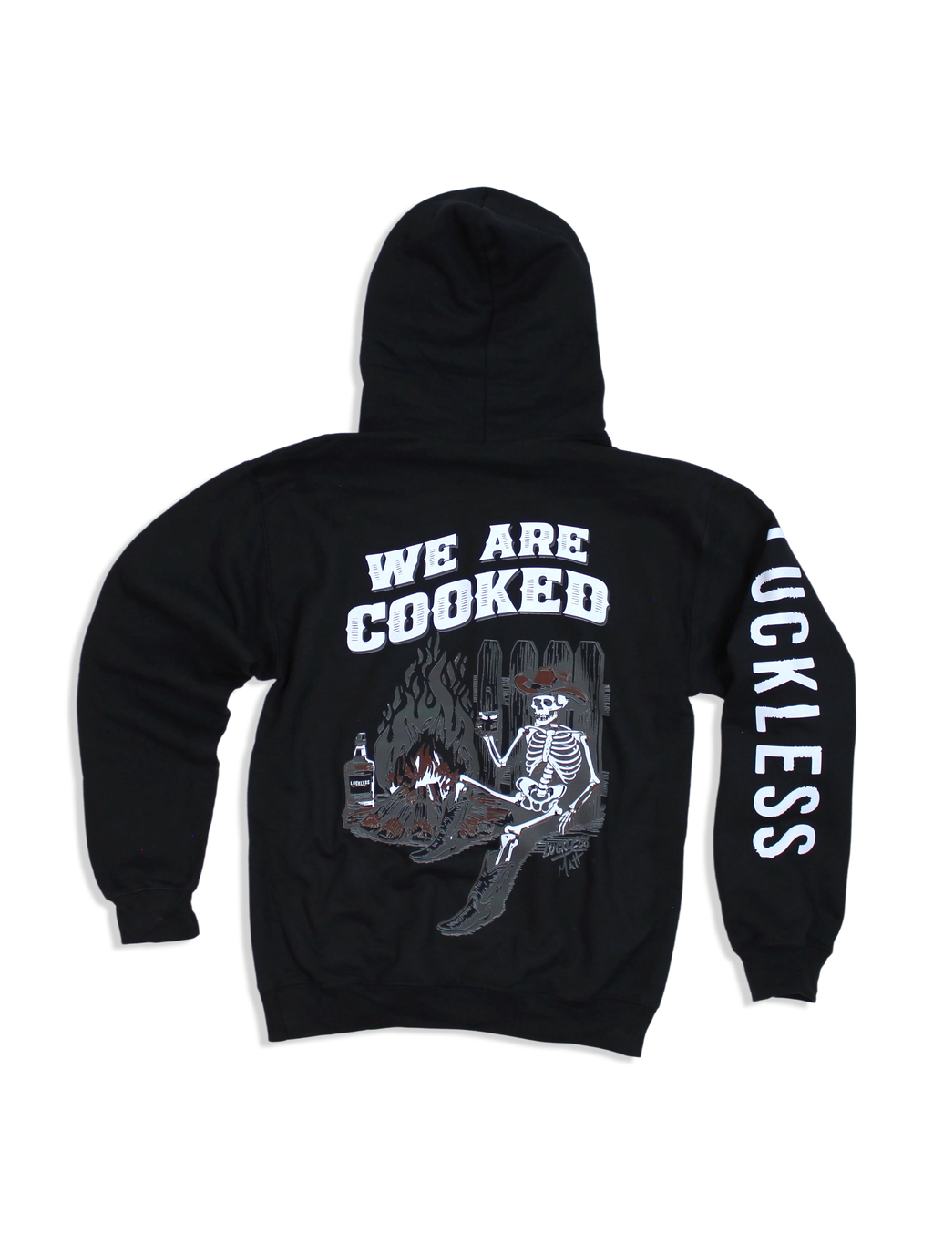 Luckless Outfitters We Are Cooked Hoodie — main product shot