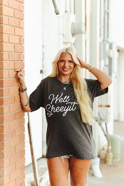 Wild Junkie Well Sheeyit Graphic Tee — construction detail