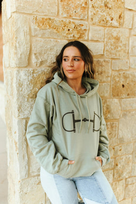 Western Horse Bit Graphic Hoodie