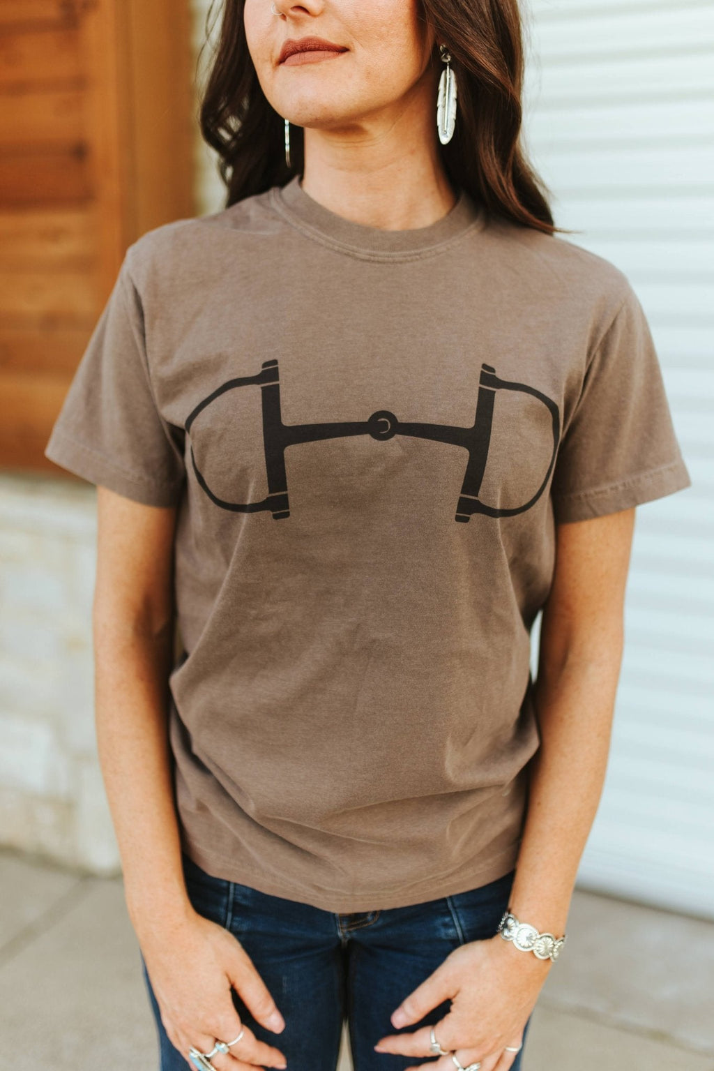 Wild Junkie Western Horse Bit Graphic Tee — graphic tees category context