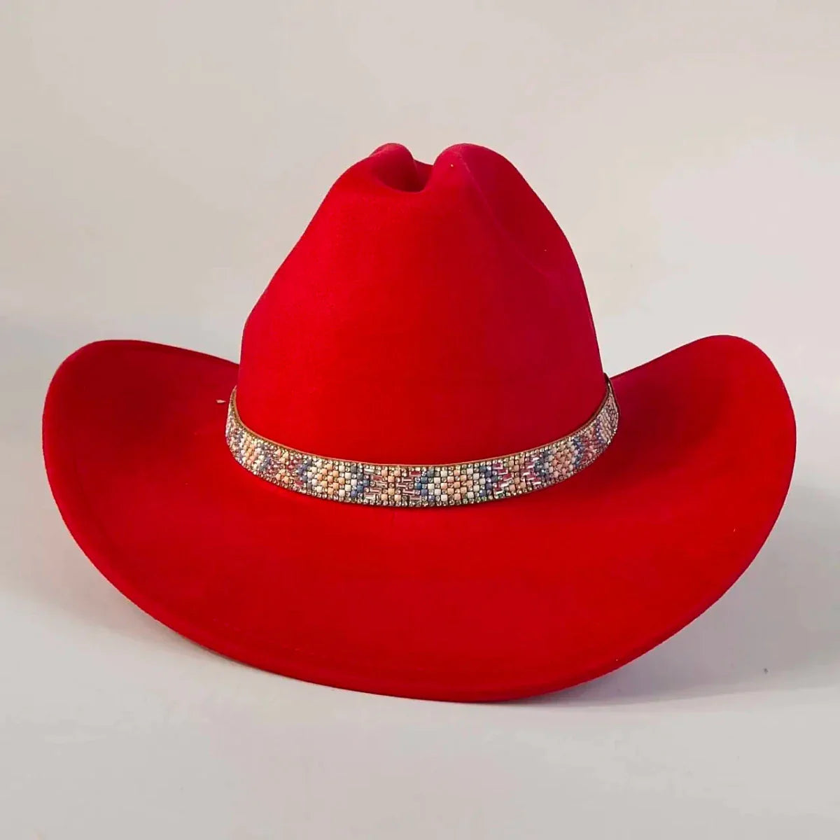 western Premium suede cowboy hat stylish men's and women's fedora Suede Panama hat perfect for outdoor festive activitieswestern