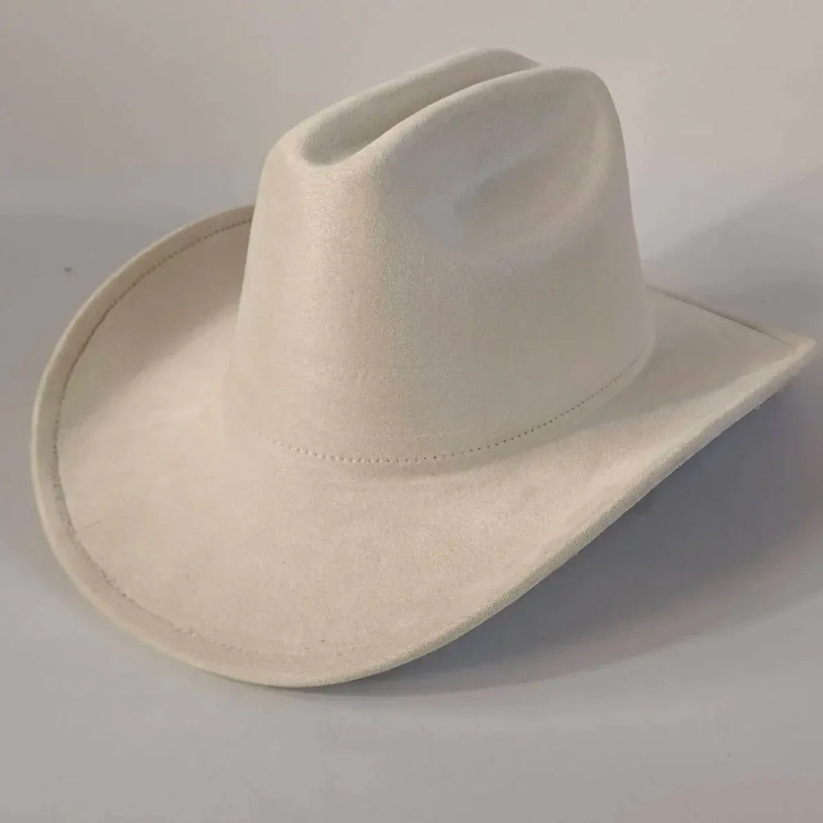 western Premium suede cowboy hat stylish men's and women's fedora Suede Panama hat perfect for outdoor festive activitieswestern