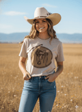Wild Junkie Western Saddle Graphic Tee — main product shot