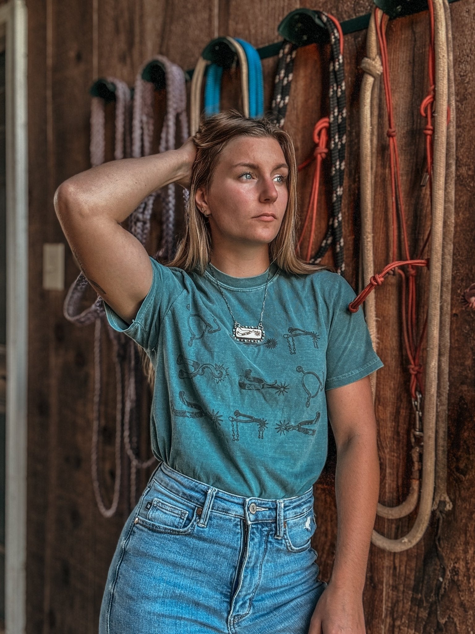 Wild Junkie Western Spurs Graphic Tee — main product shot