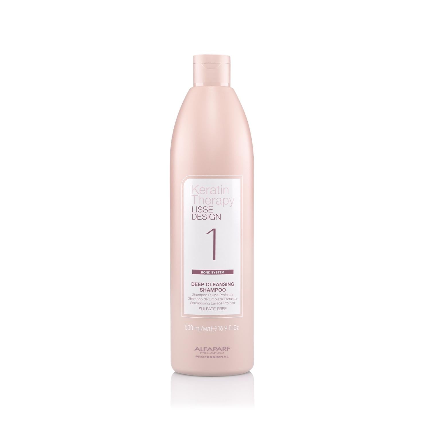 Alfaparf Keratin Therapy Lisse Design No:1 Keratin Shampoo - Pre-Keratin Treatment Hair Care for Smoother, Healthier Hair