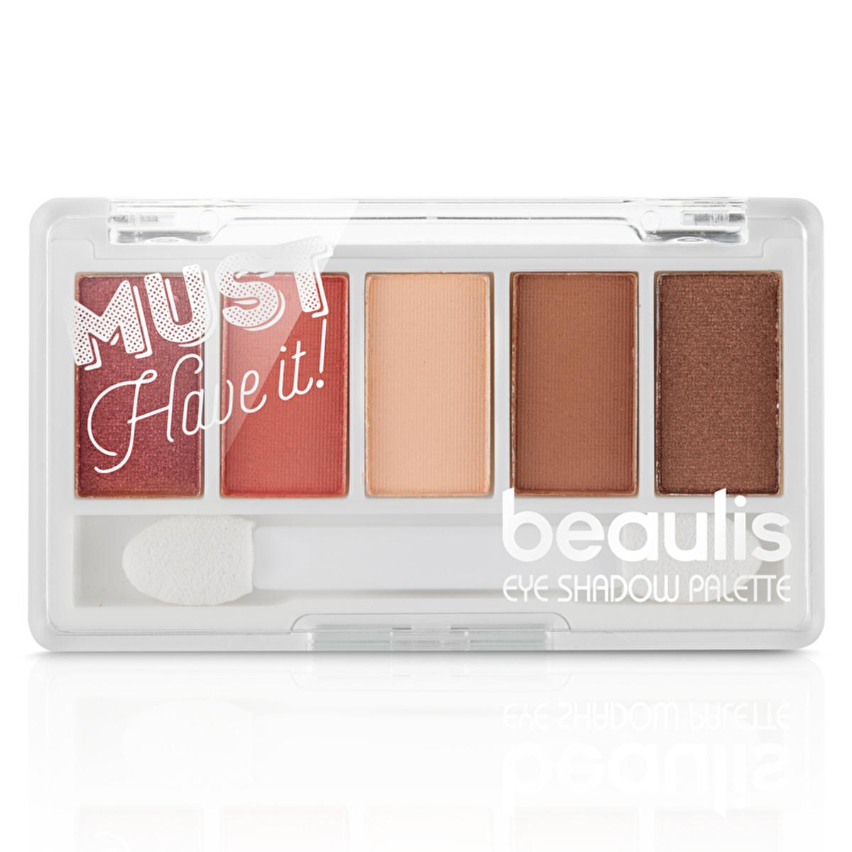 Beaulis Mini Eyeshadow Palette 210 Spicy - Mini Eyeshadow Palette for Versatile Eye Makeup