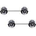 BodyCandy Expanding Buddha Brain Barbell Nipple Ring Set — main product shot