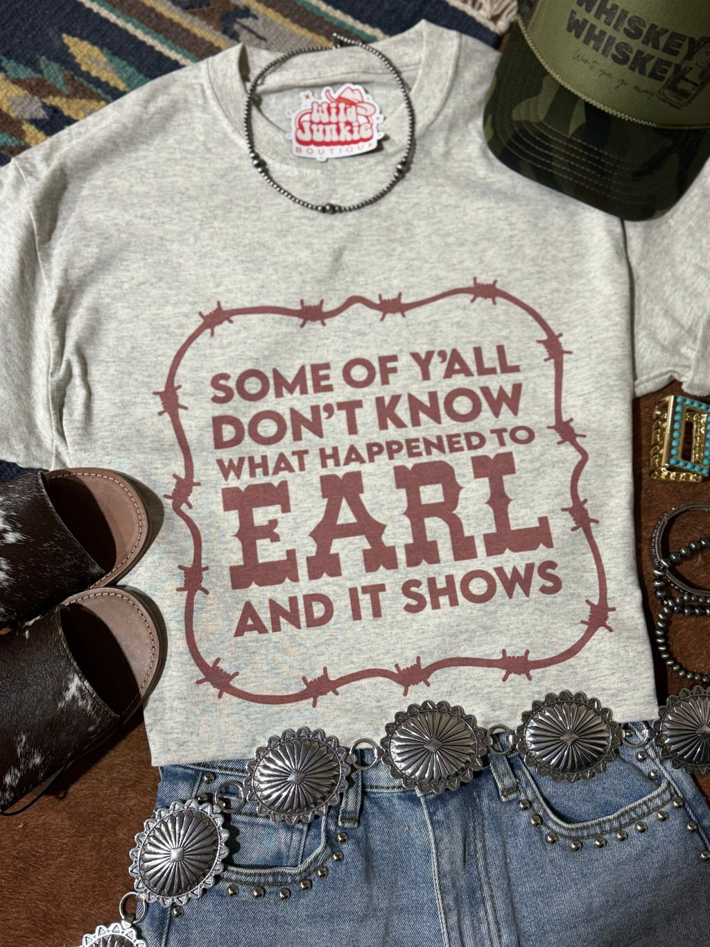 Wild Junkie What Happened To Earl Graphic Tee — main product shot