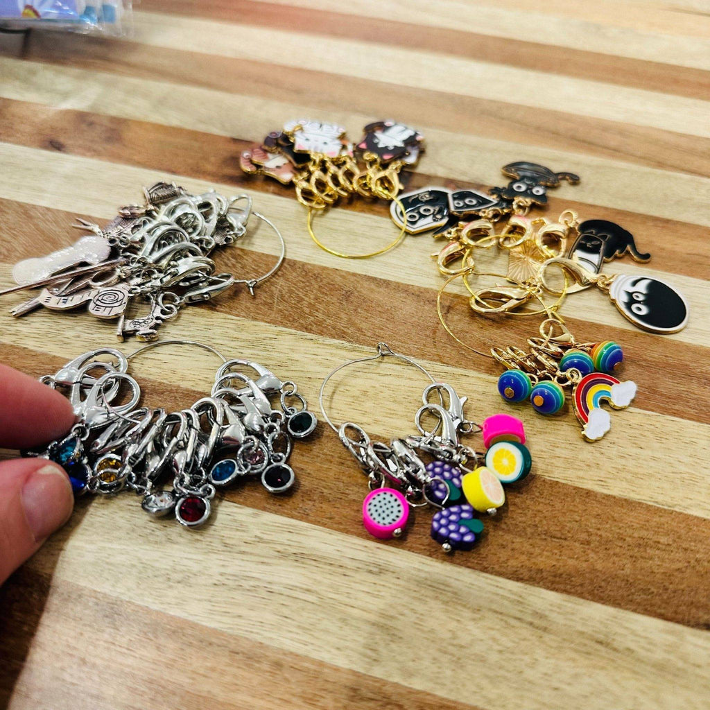 Darn Good Yarn Darn Good Yarn Whimsical Stitch Marker grab bag — construction detail