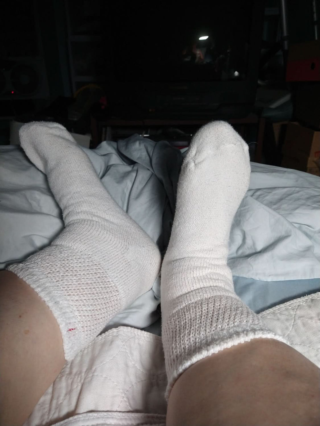 DSC Men's Cotton Diabetic Ankle Socks (Assorted) — back view