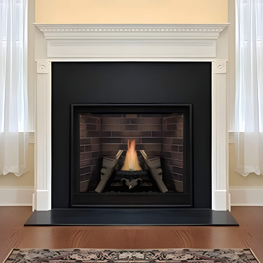 White Mountain Hearth (Empire) Tahoe 36-Inch Clean Face Direct Vent Natural Gas Traditional Premium Fireplace [DVCP36BP30N/70