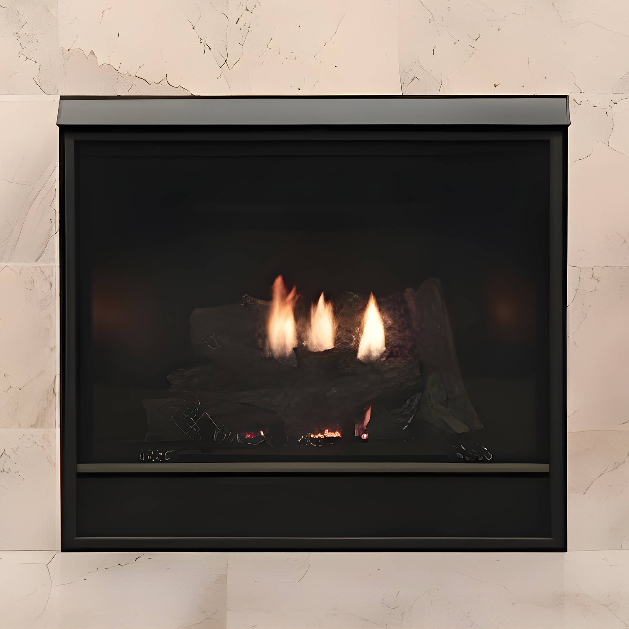 White Mountain Hearth (Empire) Tahoe 42-Inch Clean Face Direct Vent Deluxe Millivolt Fireplace [DVCD42FP30N/71P] (SAK56352) –
