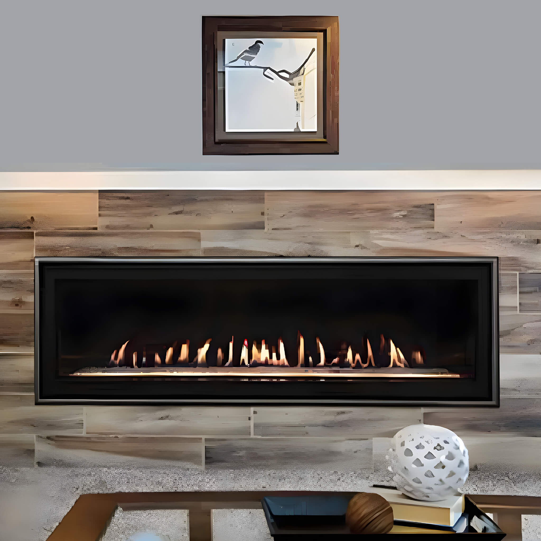 White Mountain Hearth (Empire) Boulevard 60-Inch Direct Vent Contemporary Linear Fireplace [DVLL60BP90N/P] (SAK24680) – SAKSB