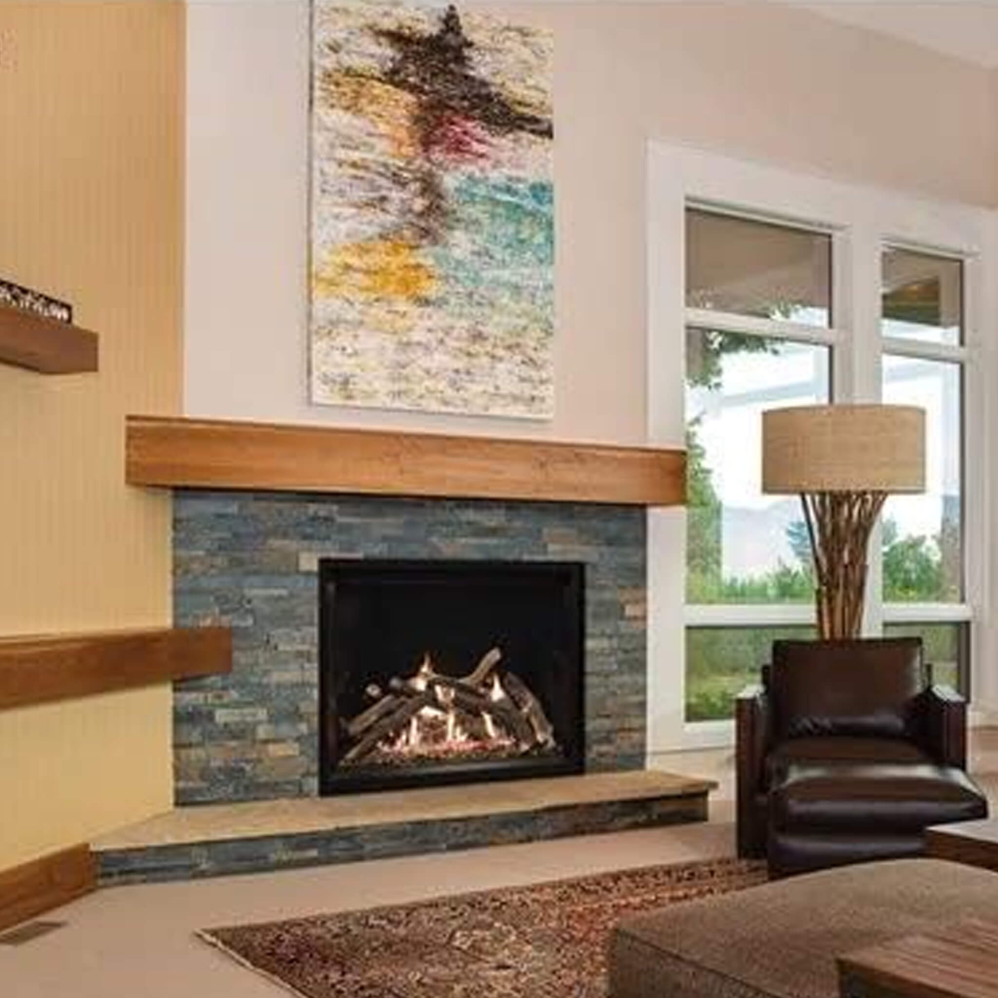 White Mountain Hearth (Empire) Rushmore 36-Inch TruFlame Clean Face Natural Gas Direct Vent Fireplace [DVCT36CBP95N] (SAK6942