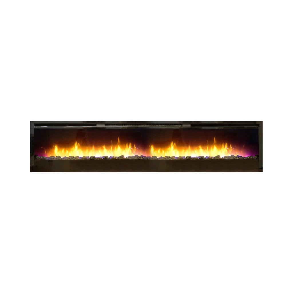 White Mountain Hearth (Empire) Nexfire 74-Inch Contemporary Linear Electric Wall Mount Fireplace [EBL74] (SAK14782) – SAKSBY 
