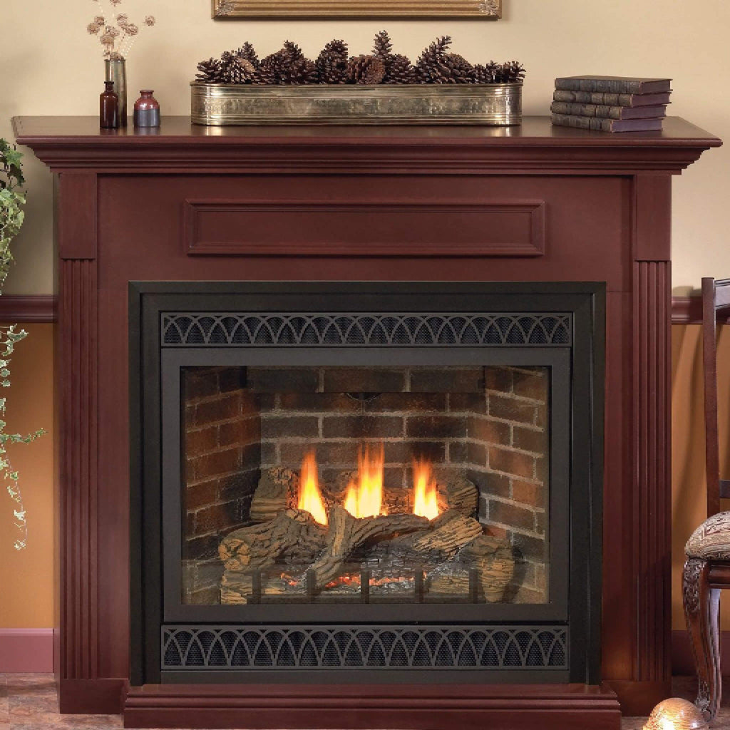 White Mountain Hearth (Empire) Tahoe 48-Inch Intermittent Pilot Propane Gas Direct Vent Deluxe Fireplace W/ On/Off Switch [DV