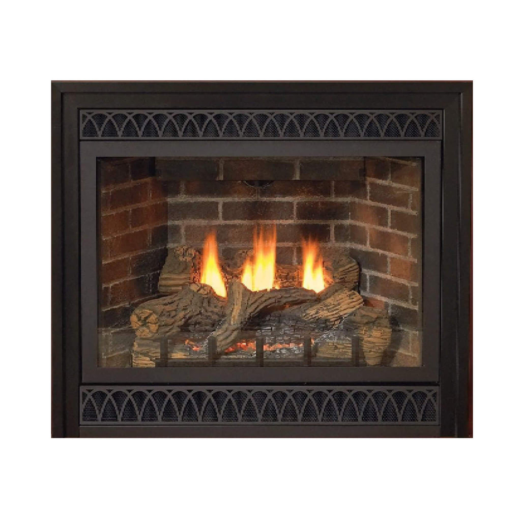 White Mountain Hearth (Empire) Tahoe 32-Inch Direct Vent Deluxe Fireplace With On/Off Switch [DVD32FP] (SAK35129) – SAKSBY WH