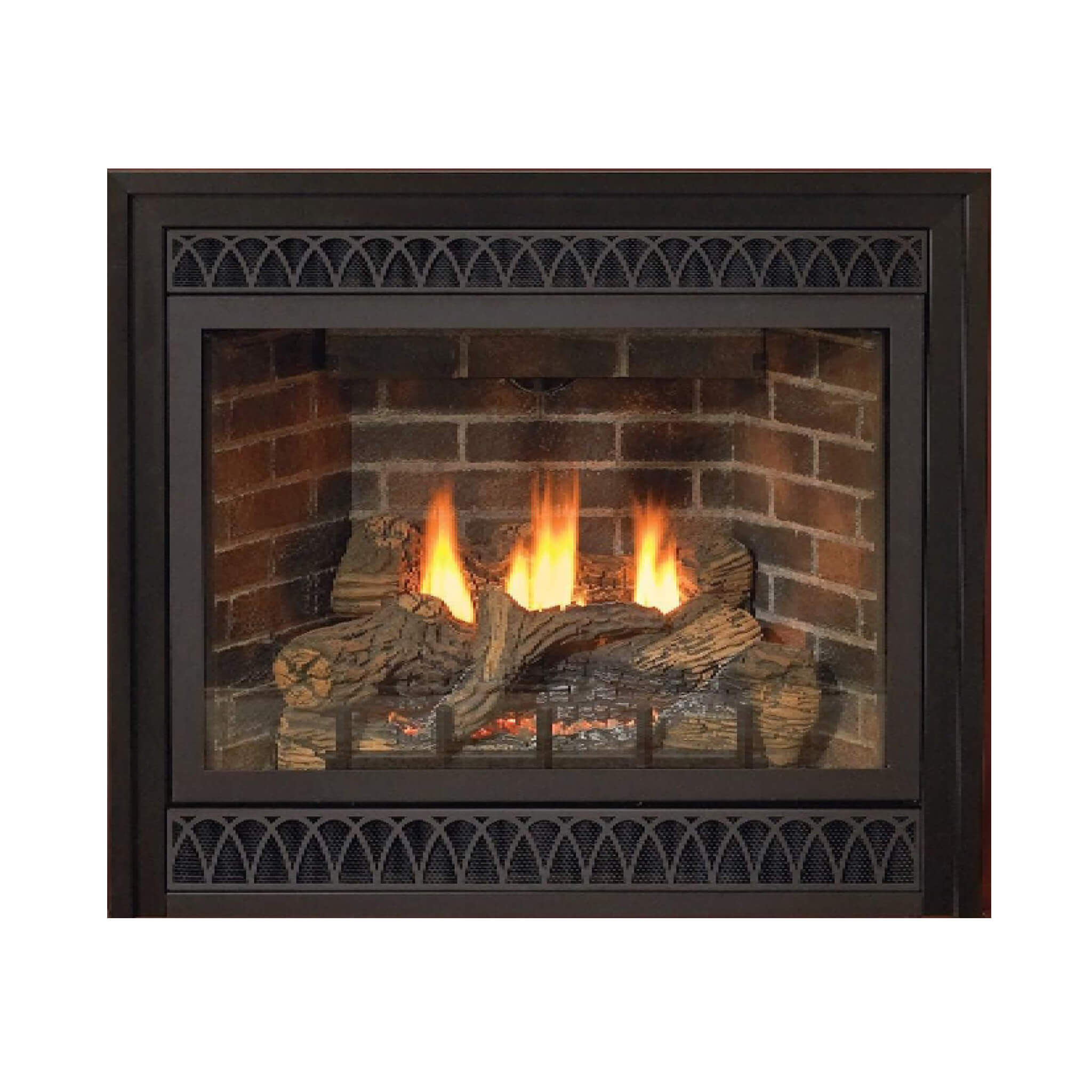 White Mountain Hearth (Empire) Tahoe 32-Inch Direct Vent Deluxe Fireplace With On/Off Switch [DVD32FP] (SAK35129) – SAKSBY WH